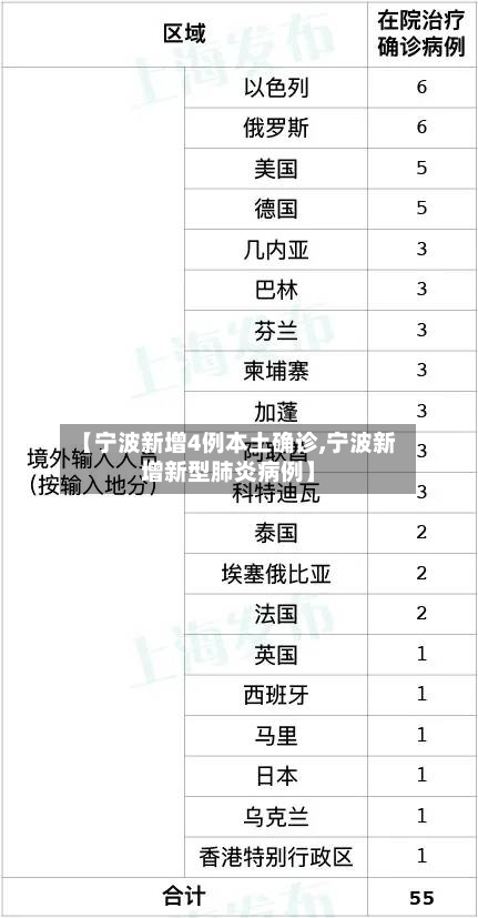 【宁波新增4例本土确诊,宁波新增新型肺炎病例】-第2张图片