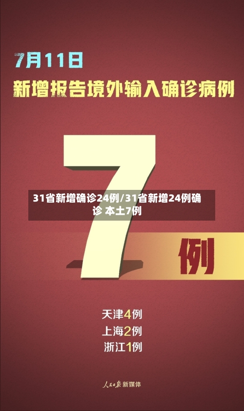 31省新增确诊24例/31省新增24例确诊 本土7例-第3张图片