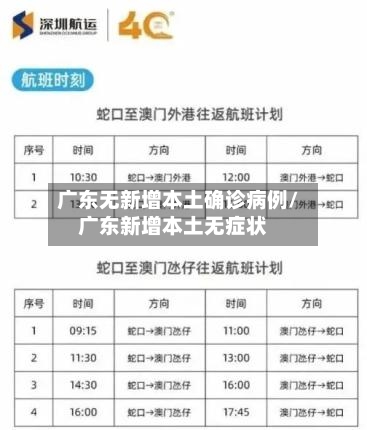 广东无新增本土确诊病例/广东新增本土无症状-第3张图片
