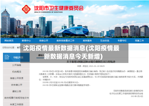沈阳疫情最新数据消息(沈阳疫情最新数据消息今天新增)