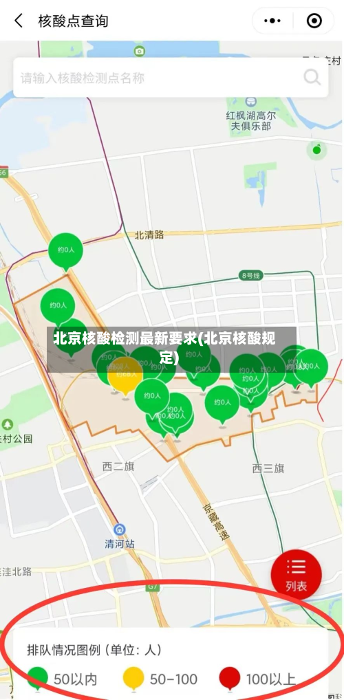 北京核酸检测最新要求(北京核酸规定)