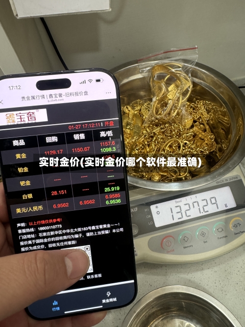实时金价(实时金价哪个软件最准确)
