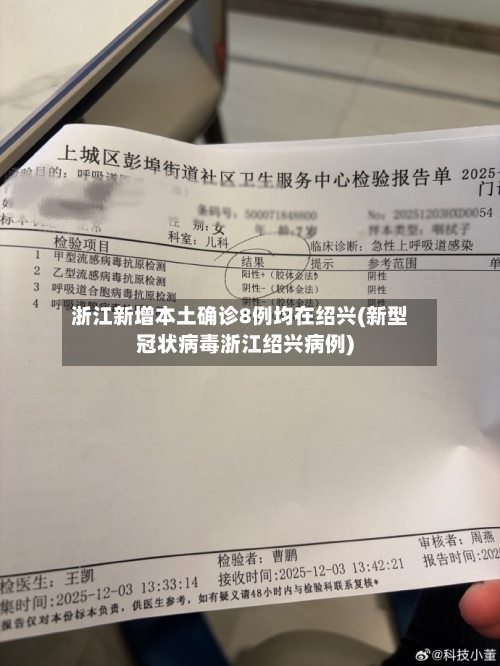 浙江新增本土确诊8例均在绍兴(新型冠状病毒浙江绍兴病例)