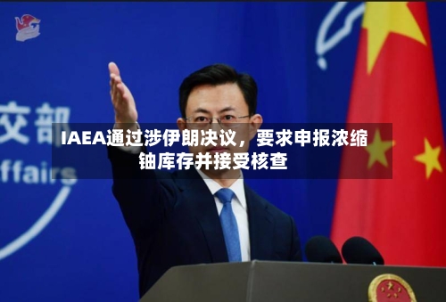 IAEA通过涉伊朗决议，要求申报浓缩铀库存并接受核查-第3张图片