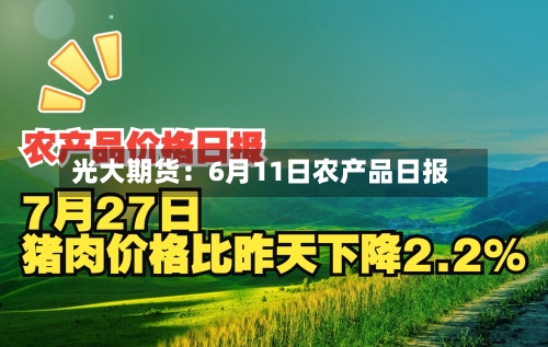 光大期货:6月11日农产品日报-第2张图片