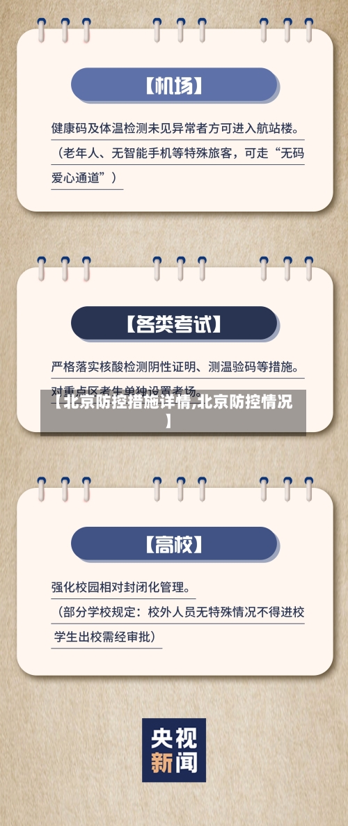 【北京防控措施详情,北京防控情况】