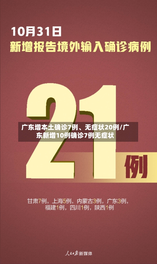 广东增本土确诊7例	、无症状20例/广东新增10例确诊7例无症状-第2张图片