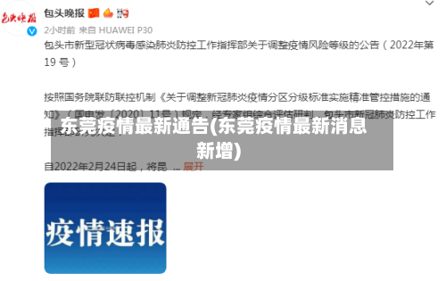 东莞疫情最新通告(东莞疫情最新消息新增)-第2张图片
