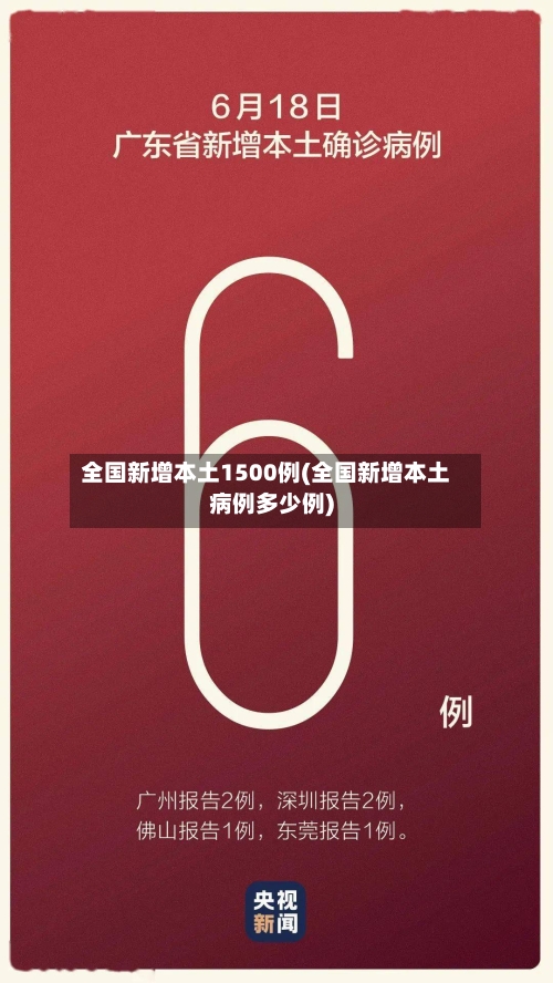 全国新增本土1500例(全国新增本土病例多少例)