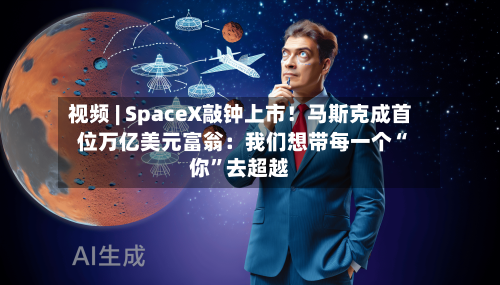 视频 | SpaceX敲钟上市!马斯克成首位万亿美元富翁:我们想带每一个“你”去超越