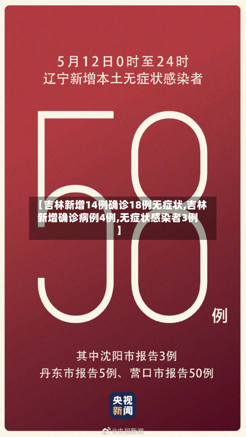 【吉林新增14例确诊18例无症状,吉林新增确诊病例4例,无症状感染者3例】
