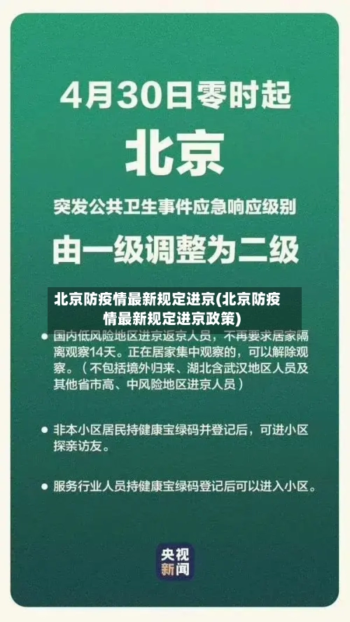 北京防疫情最新规定进京(北京防疫情最新规定进京政策)-第3张图片