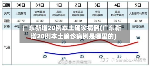 广东新增20例本土确诊病例(广东新增20例本土确诊病例是哪里的)-第2张图片