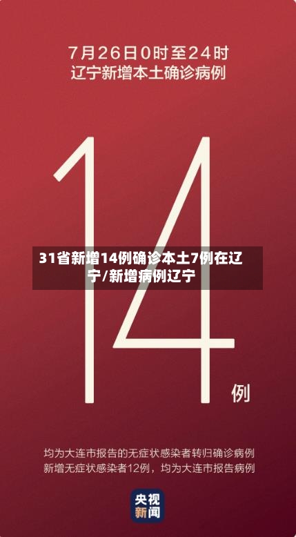 31省新增14例确诊本土7例在辽宁/新增病例辽宁-第1张图片
