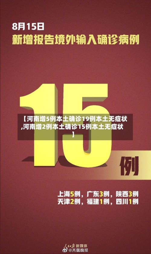 【河南增5例本土确诊19例本土无症状,河南增2例本土确诊15例本土无症状】