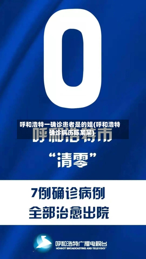呼和浩特一确诊患者是的姐(呼和浩特确诊病历陈某某)