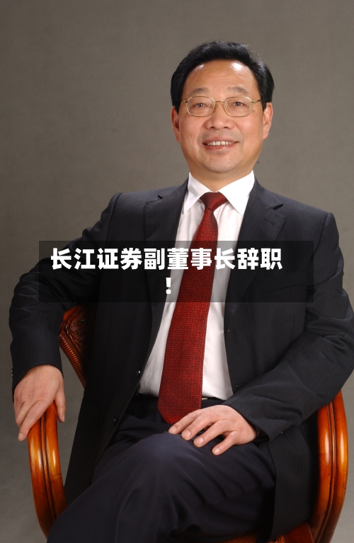 长江证券副董事长辞职!