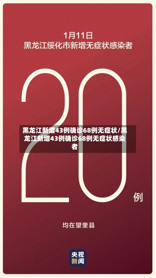 黑龙江新增43例确诊68例无症状/黑龙江新增43例确诊68例无症状感染者-第2张图片